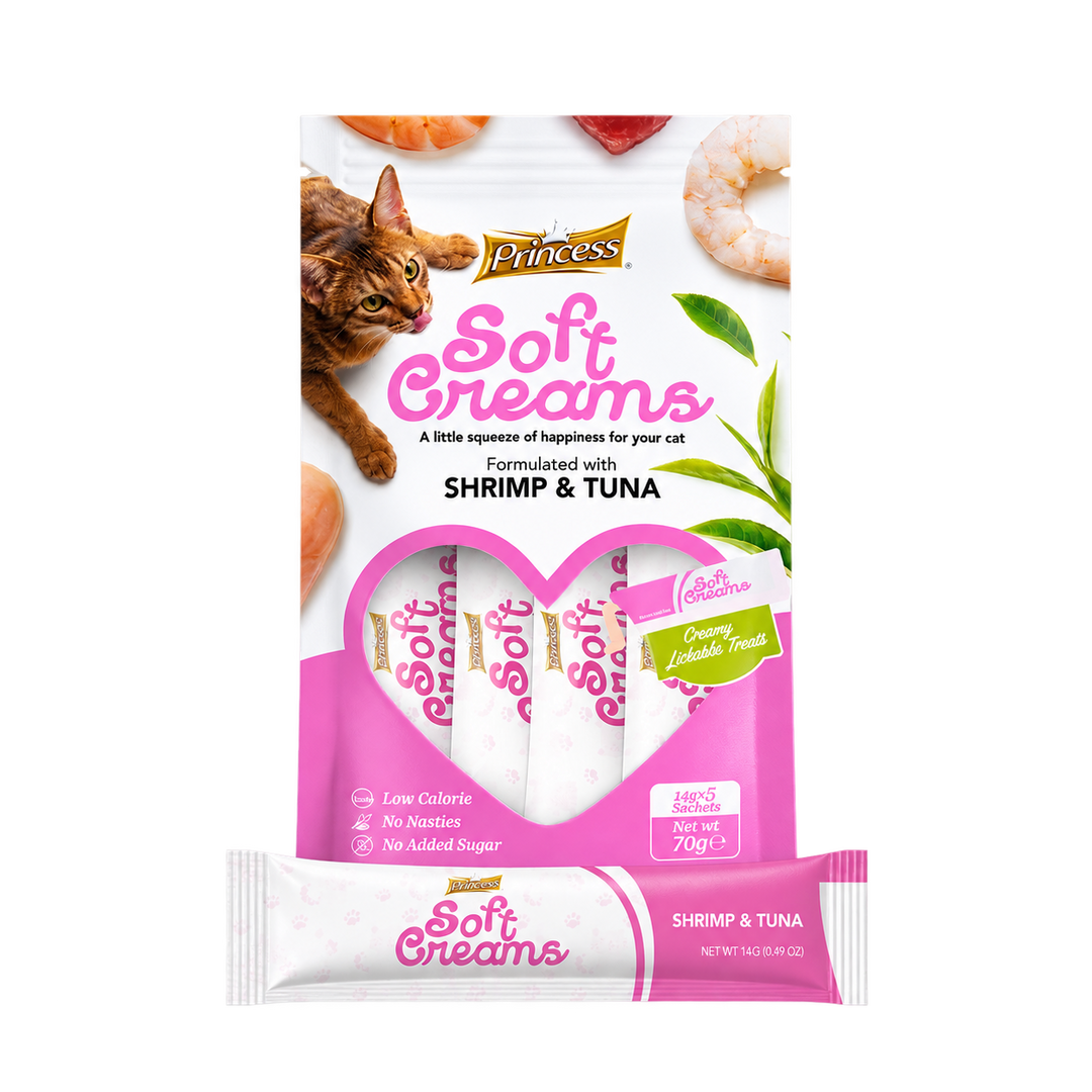 Princess Lickable Tuna &amp; Shrimp 14grx5