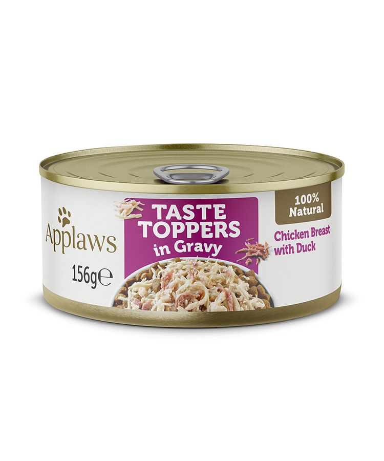 Applaws Tasty Toppers dog tin Chicken Breast with duck, 156g