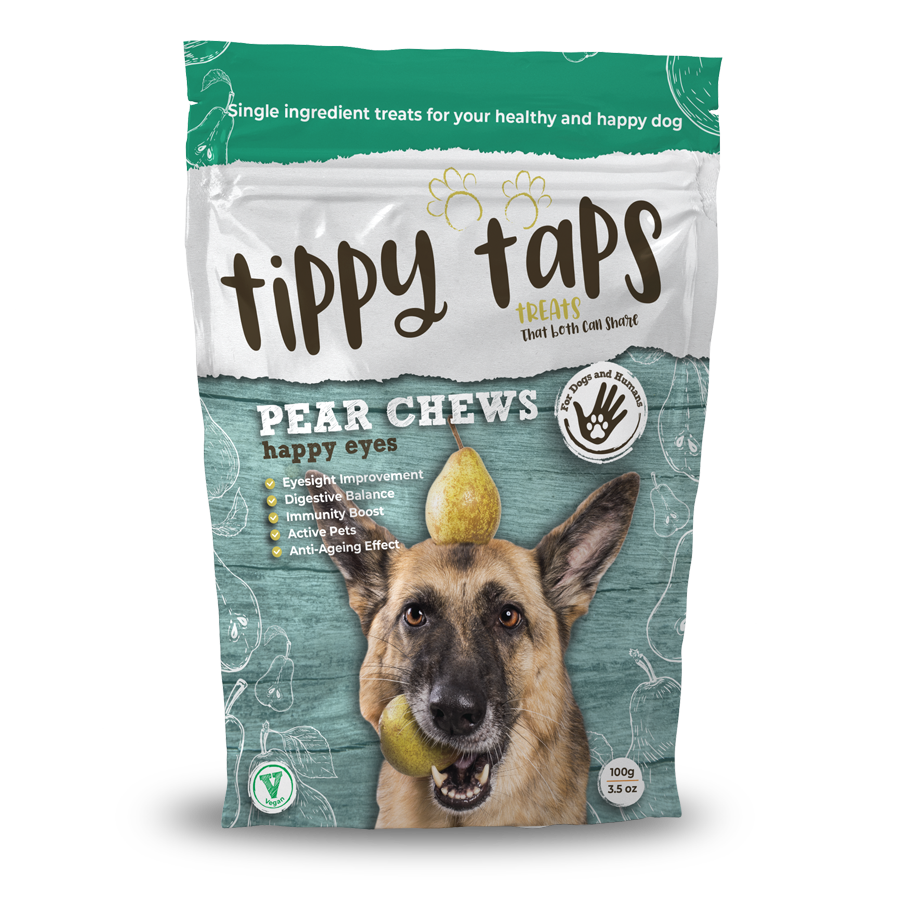 Pear Chews - Tippy Taps 100% natural dog treats 100g