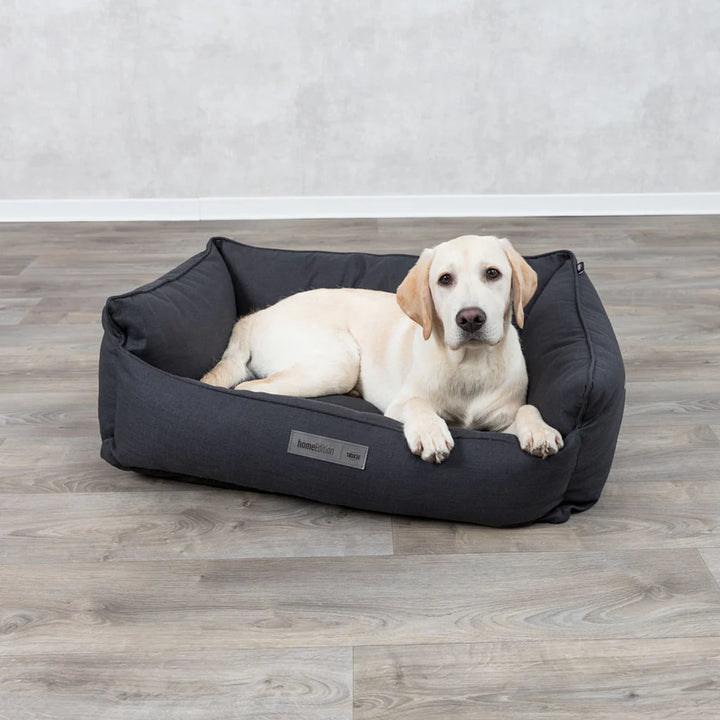 Farello bed, square, black
