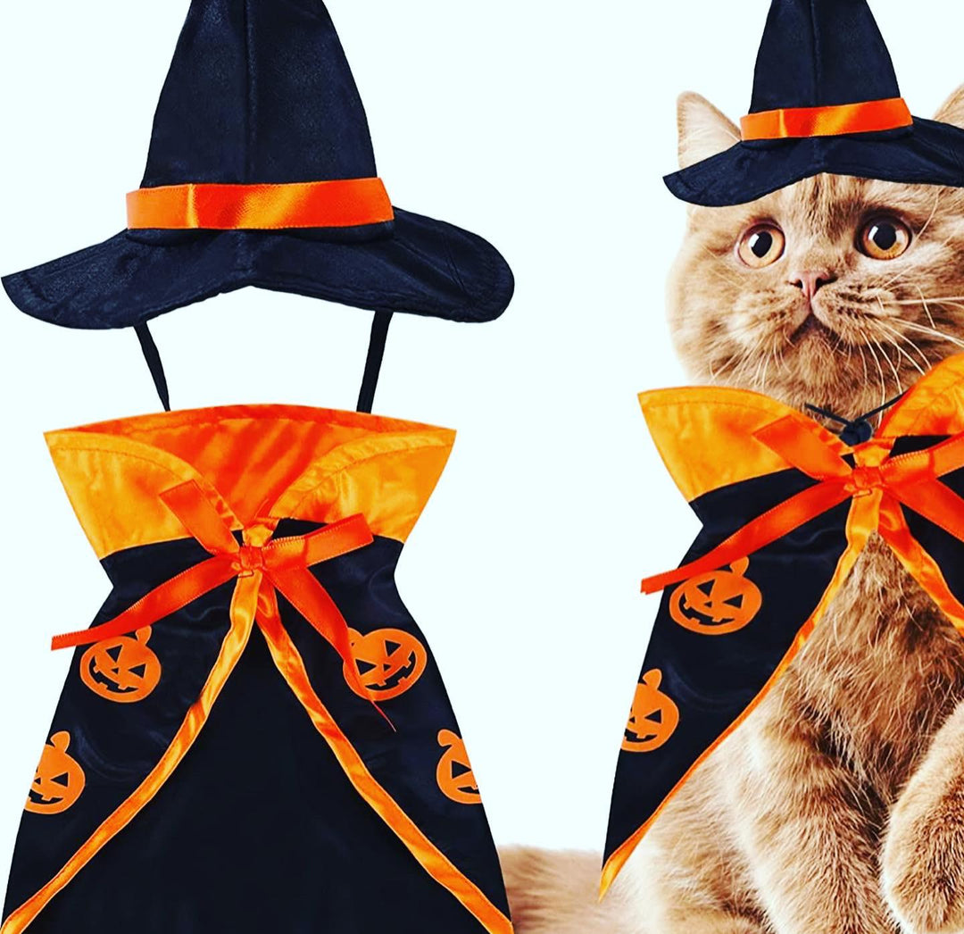 Halloween Hat and Cape set