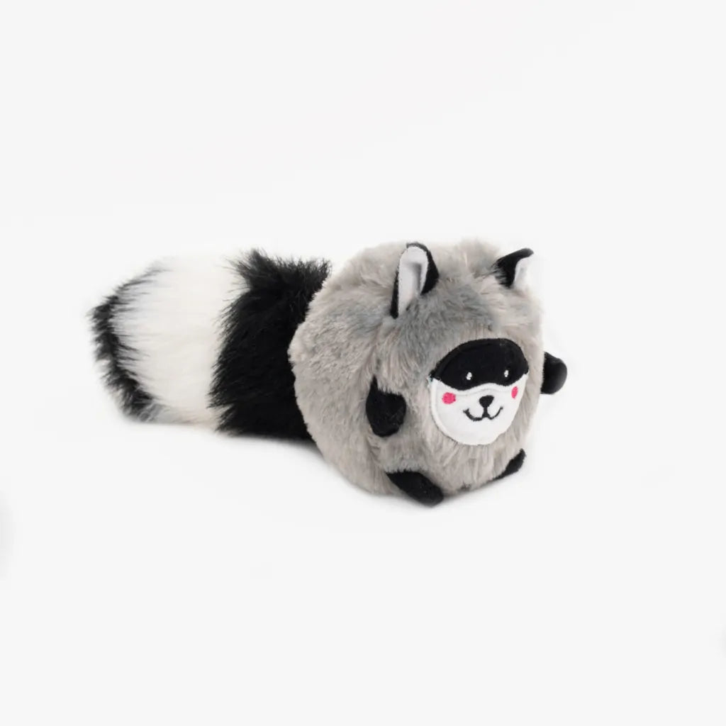Zippy Paws - Bushy Throw Raccoon