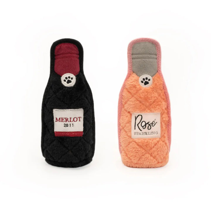 Zippy Paws -Z-Stitch Happy Hour Crusherz 2-Pack – Merlot and Rosé