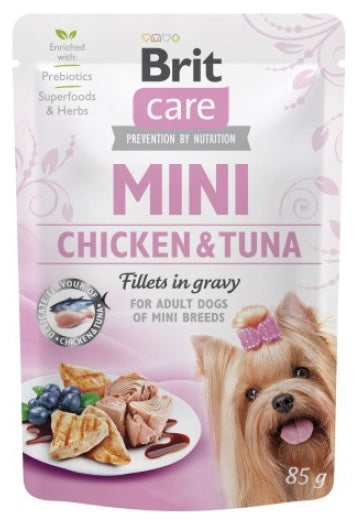 Brit Care Mini Adult Dog Pouches - Chicken/Tuna