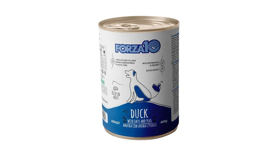 Forza 10 Duck With Oats & Peas, 400g tins