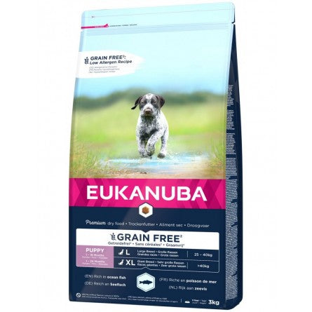 Eukanuba Grain free Puppy Large Breed (ocean fish)