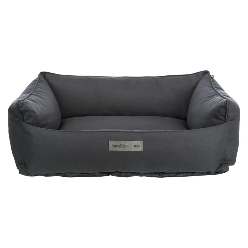 Farello bed, square, black