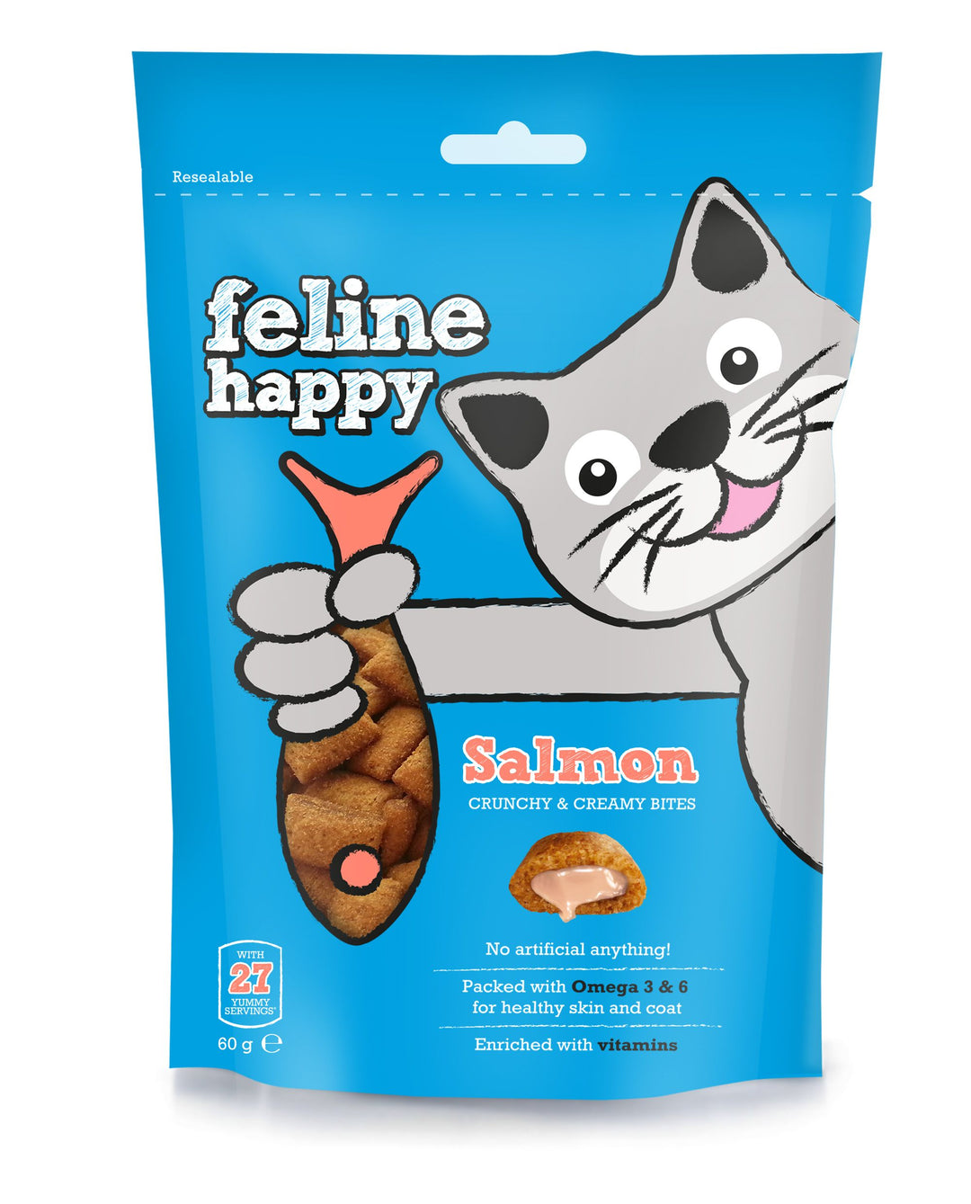 Feline Happy Salmon