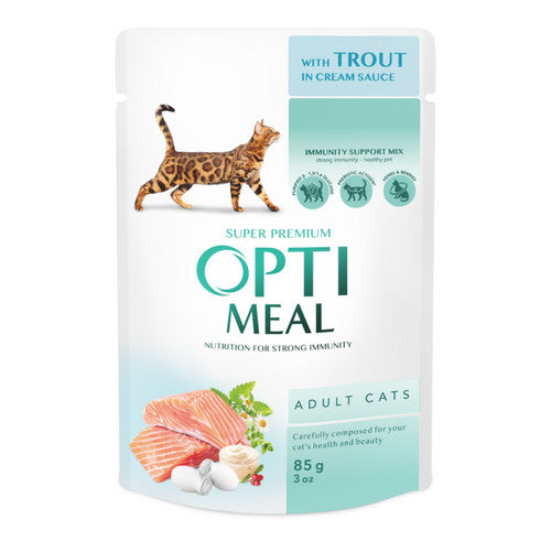 Optimeal Pouches Trout in cream sauce,85g