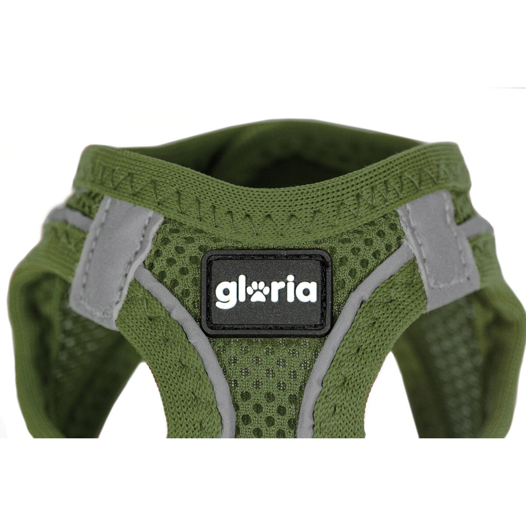Gloria Air Mash Dog Harness - Olive Green