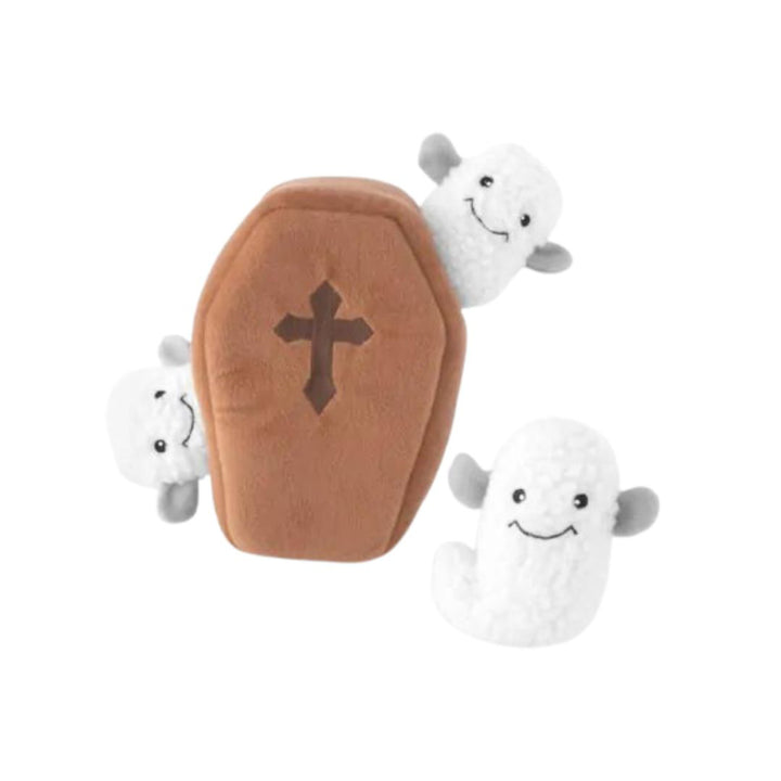 Halloween Burrow – Coffin with Ghosts