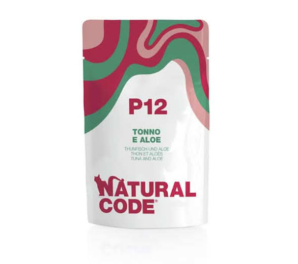 Natural Code Adult Cat 70g, P12 - Tuna &amp; Aloe