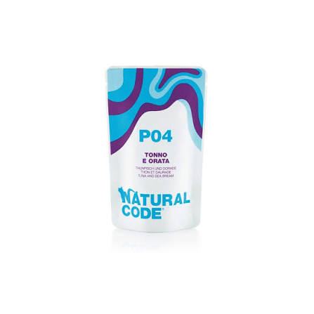 Natural Code Adult Cat 70g, P04 - Tuna &amp; Sea Bream