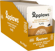 Applaws Pouches Tender Chicken Breast with Liver in Jelly - 1 bx (16pc)