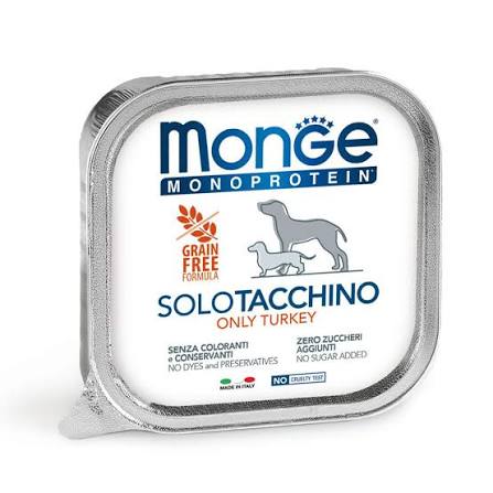 Monge Dog Wet Monoprotein only Turkey 150g
