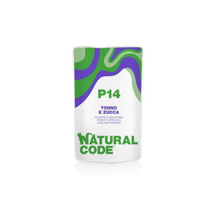Natural Code Adult Cat 70g, P14 - Tuna &amp; Pumpkin