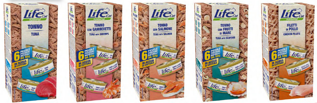 Lifecat tins 6 pack (50g each)