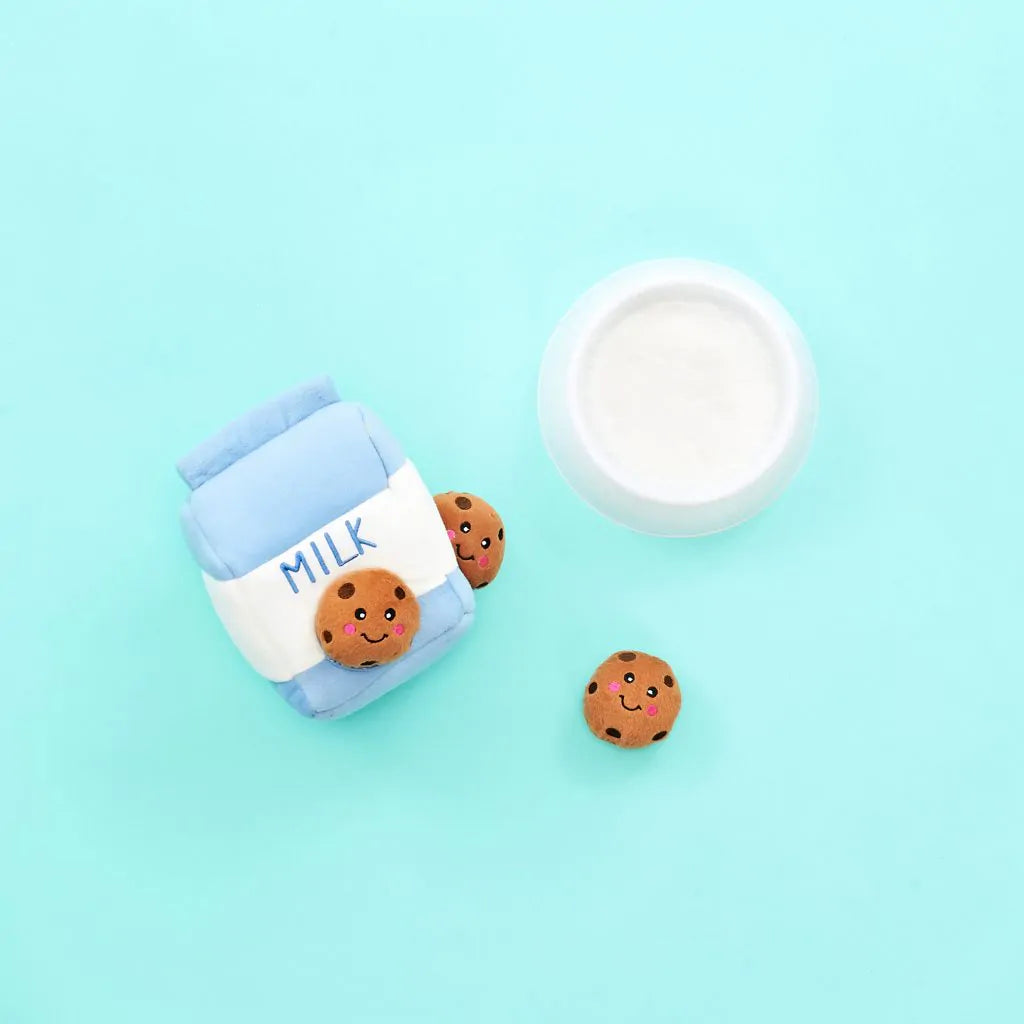 Zippy Paws Burrow - Milk and Cookies