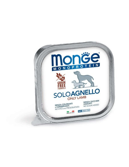 Monge Dog Wet Monoprotein only Lamb 150g