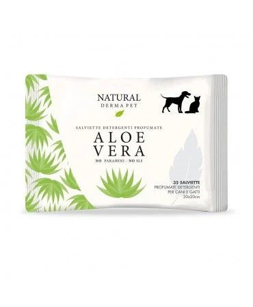 Natural Derma Wipes - Aloe Vera