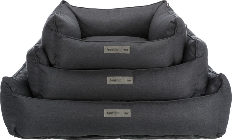 Farello bed, square, black