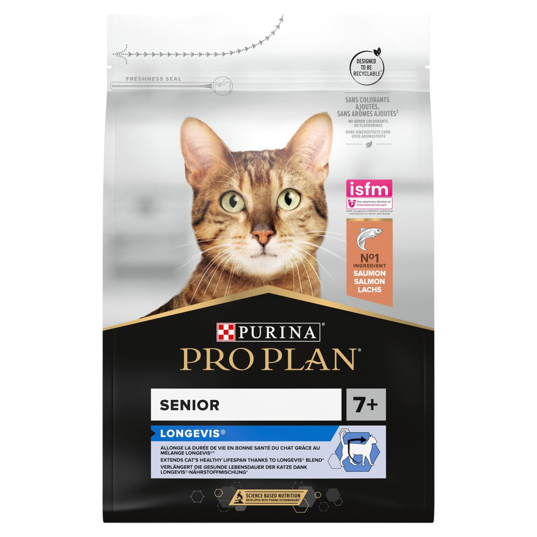 Purina Pro Plan Senior cat +7, Salmon, 3 Kg