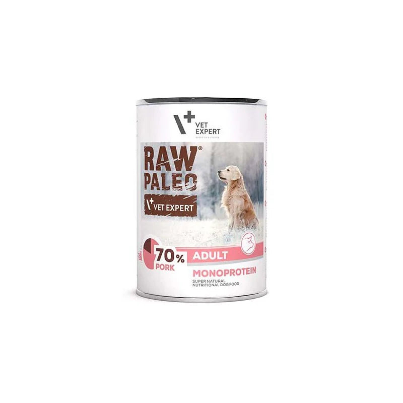 Raw Paleo Mono Protein tin 400g - Adult (Pork)
