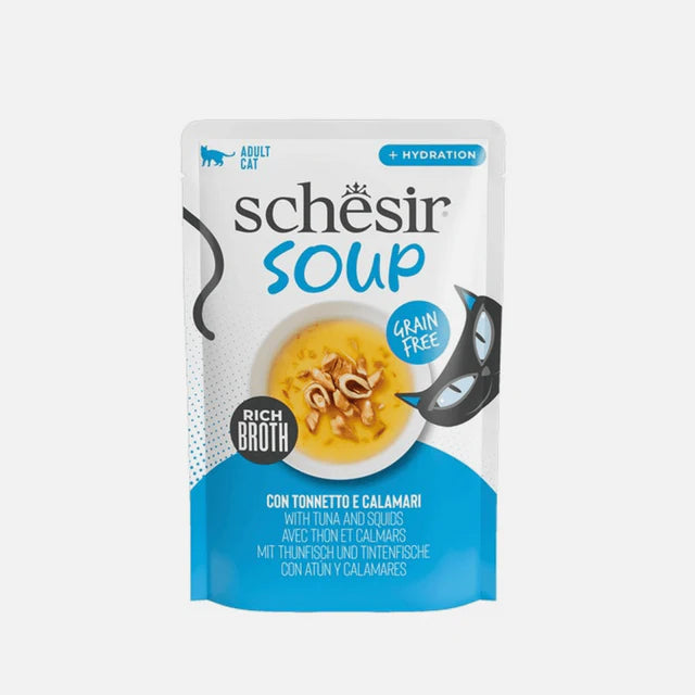 Schesir Cat Soup 40g - Tuna & Squid