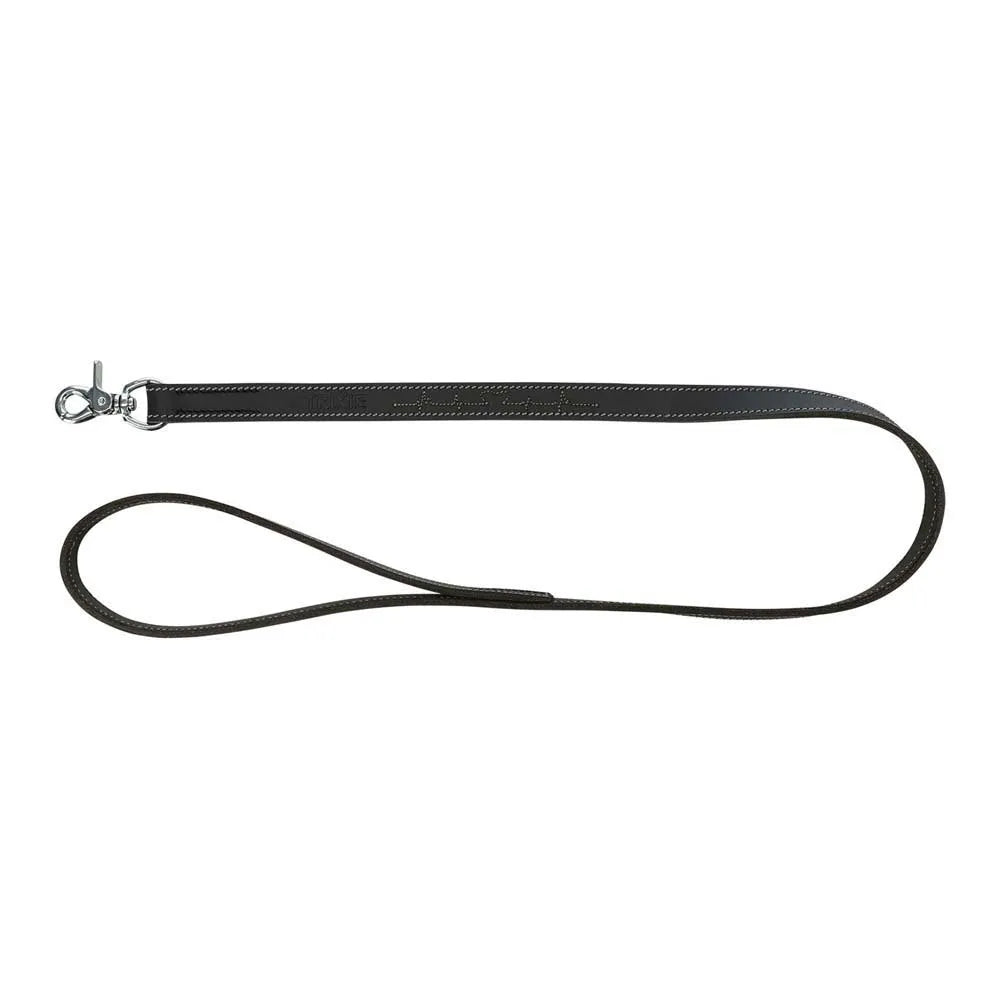 19010 Rustic fatleather leash Heartbeat, M-L: 1.00 m/20 mm, brown