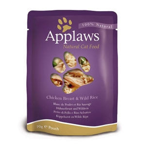 Applaws Pouch Adult Chicken with Wild Rice -Single