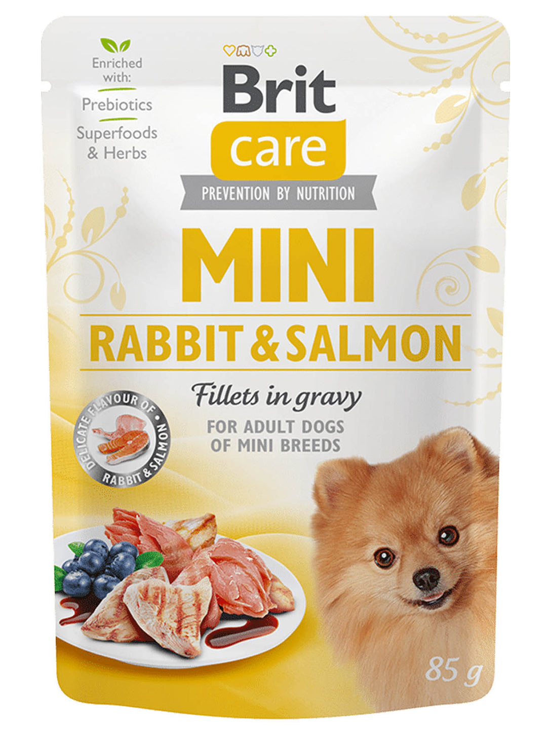 Brit Care Mini Adult Dog Pouches - Rabbit & Salmon