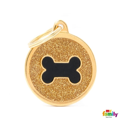 Gold ID tag