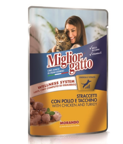 Miglior Gatto Pouches Chicken/Turkey, 100g