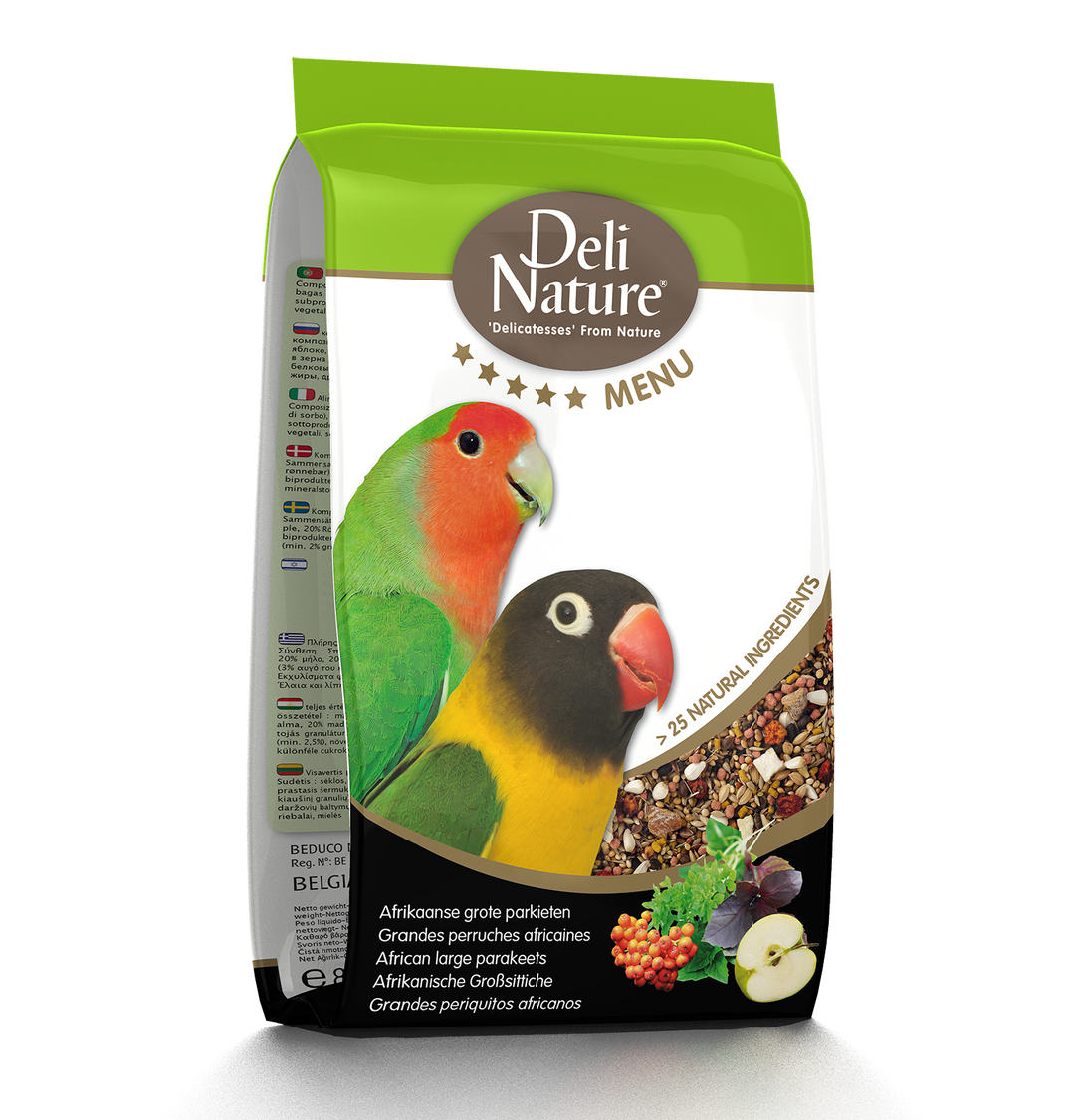 Deli Nature Menu African Large Parakeets petshopmalta