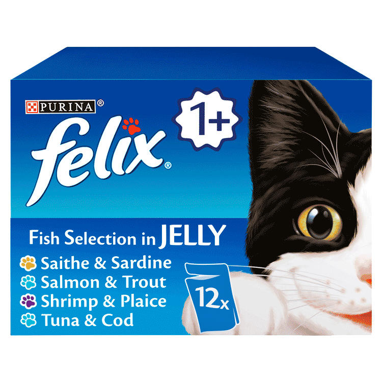Felix Fish Selection in Jelly, 12 Pack