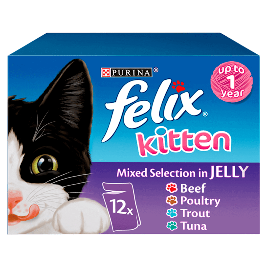 Felix As Good as it Looks Pouches Kitten 12 Pack