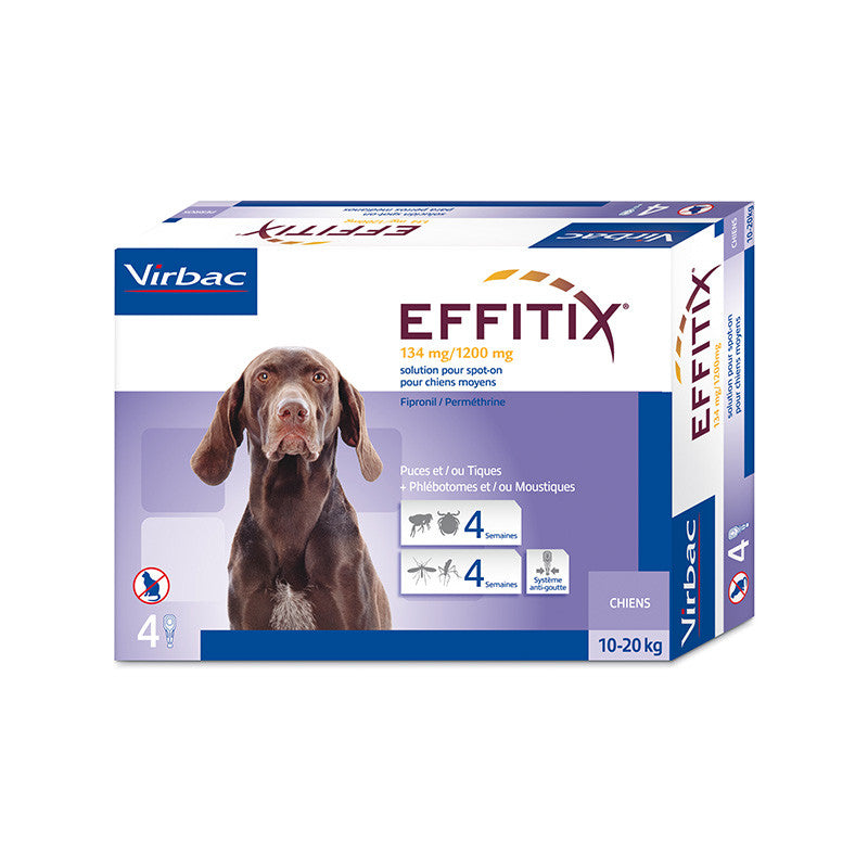 Effitix Spot on, Medium dogs 10 - 20 Kgs