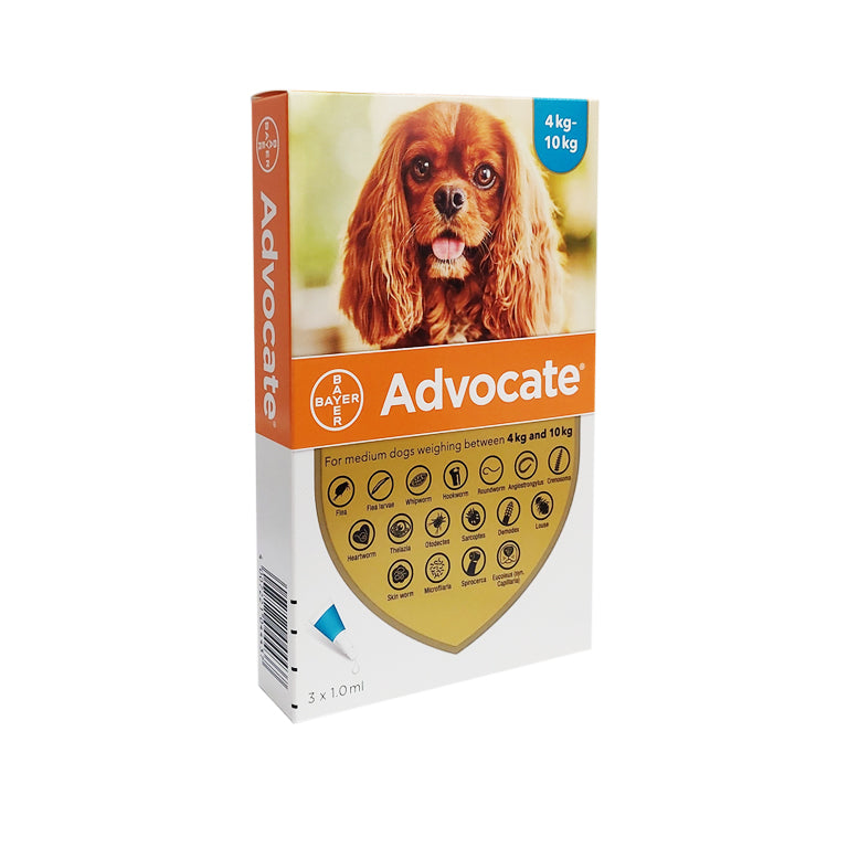 Bayer Advocate Dogs - 4 to 10 Kg