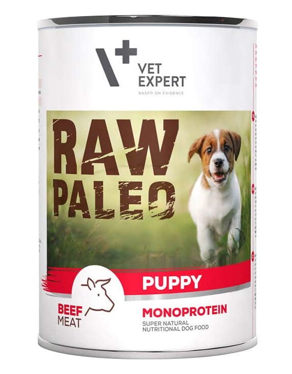 Raw Paleo Mono Protein tin 400g - Puppy (Beef)