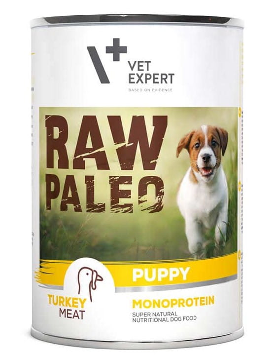 Raw Paleo Mono Protein tin 400g - Puppy (Turkey)