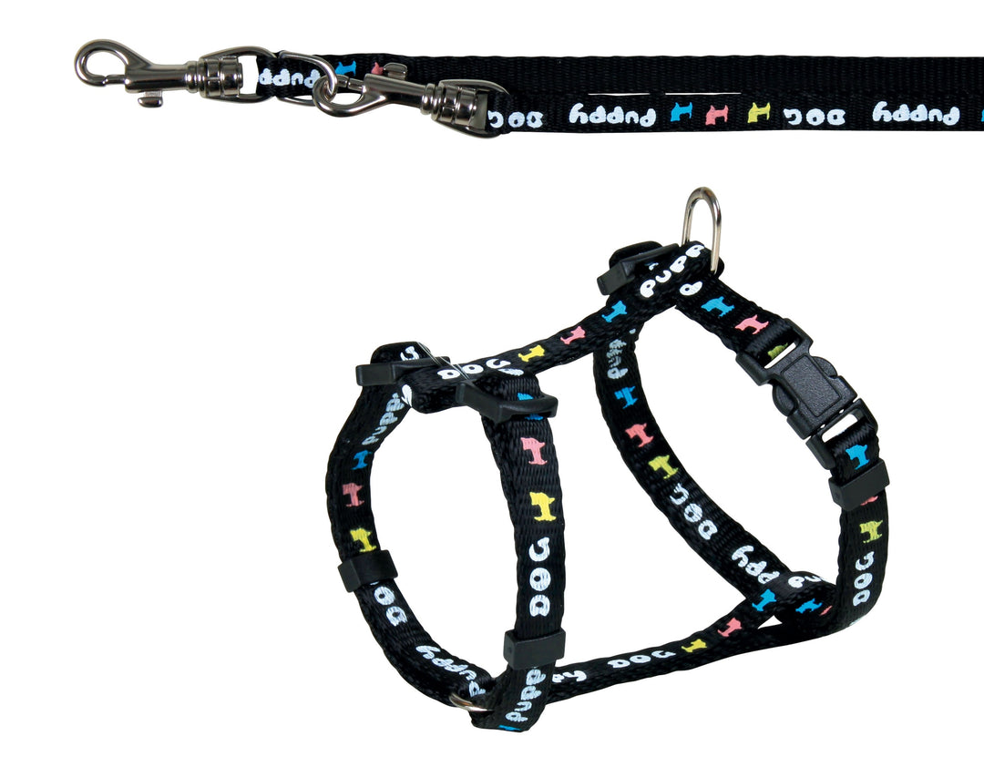 Puppy Harness: 23-34cm/8mm with Leash: 2.00m/8mm