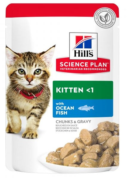 Science plan Kitten Ocean Fish 12 pack pouches (12x85g)