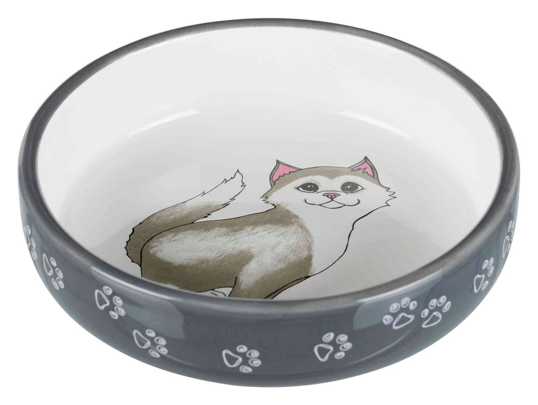 Cat bowl for short-nosed breeds