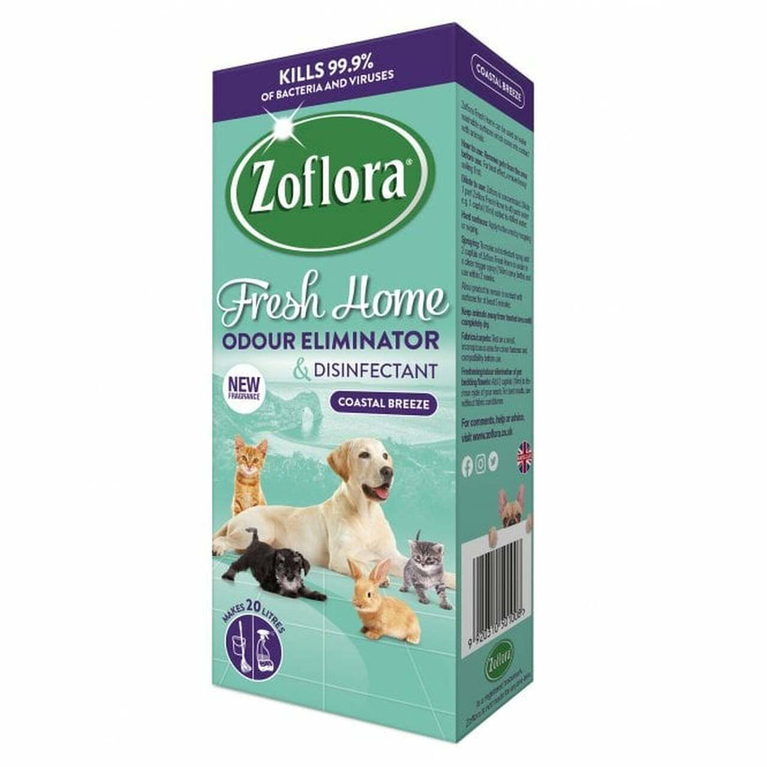 Zoflora - Fresh Home Odour Eliminator & Disinfectant, Coastal breeze, 500ml