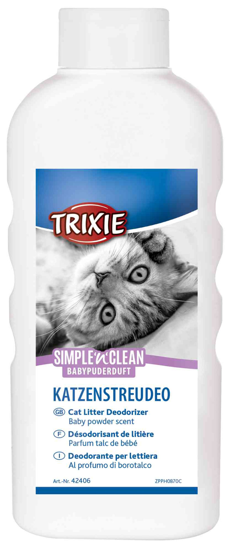 Fresh'n'Easy Cat Litter Deodorizer, baby powder