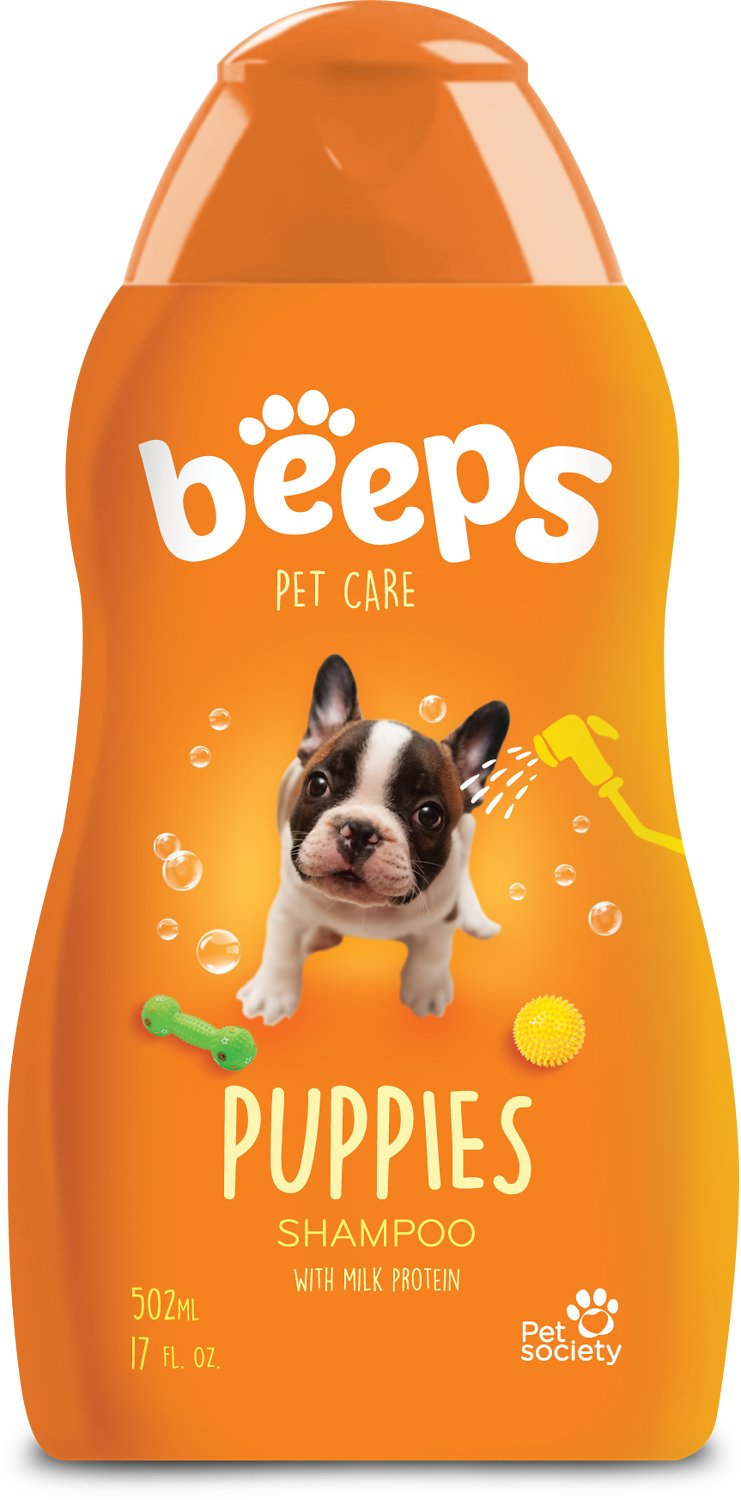 Beeps Puppies Milk Protein Dog Shampoo, 502ml