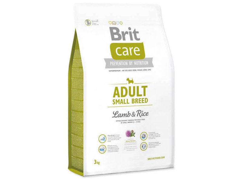 Brit Care Adult Small Breed Lamb and Rice  3kg
