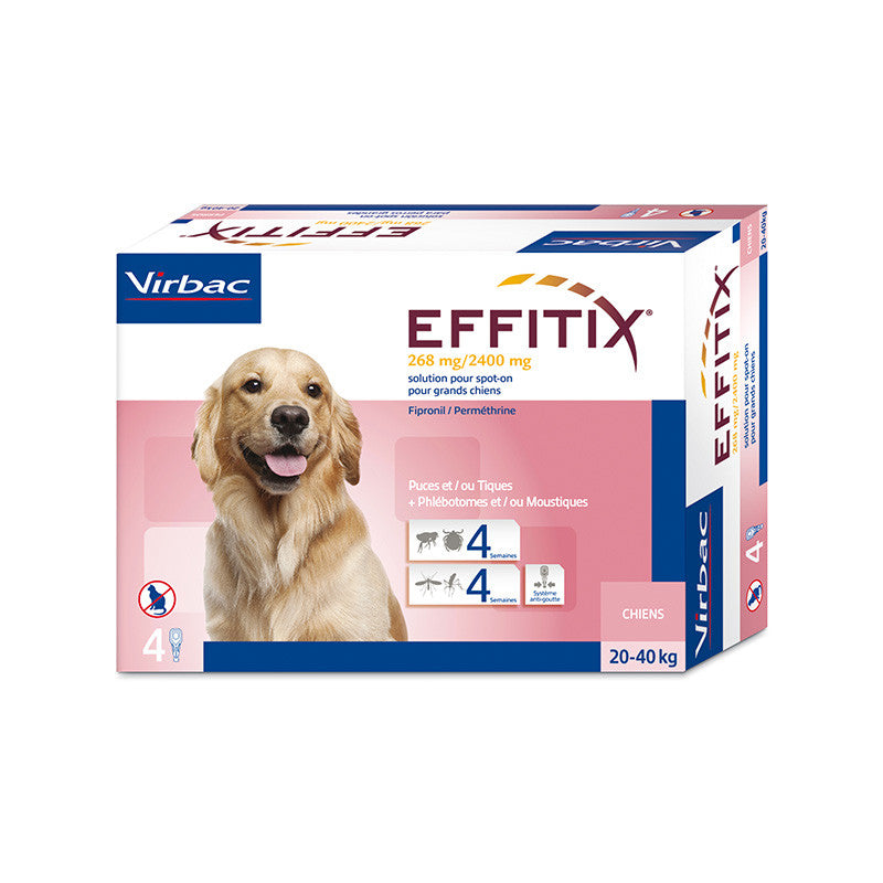 Effitix Spot on, Large dogs 20 - 40 Kgs