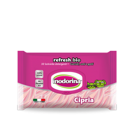 Inodorina Wet Wipes Refresh Bio, Powder Puff (Cipria)