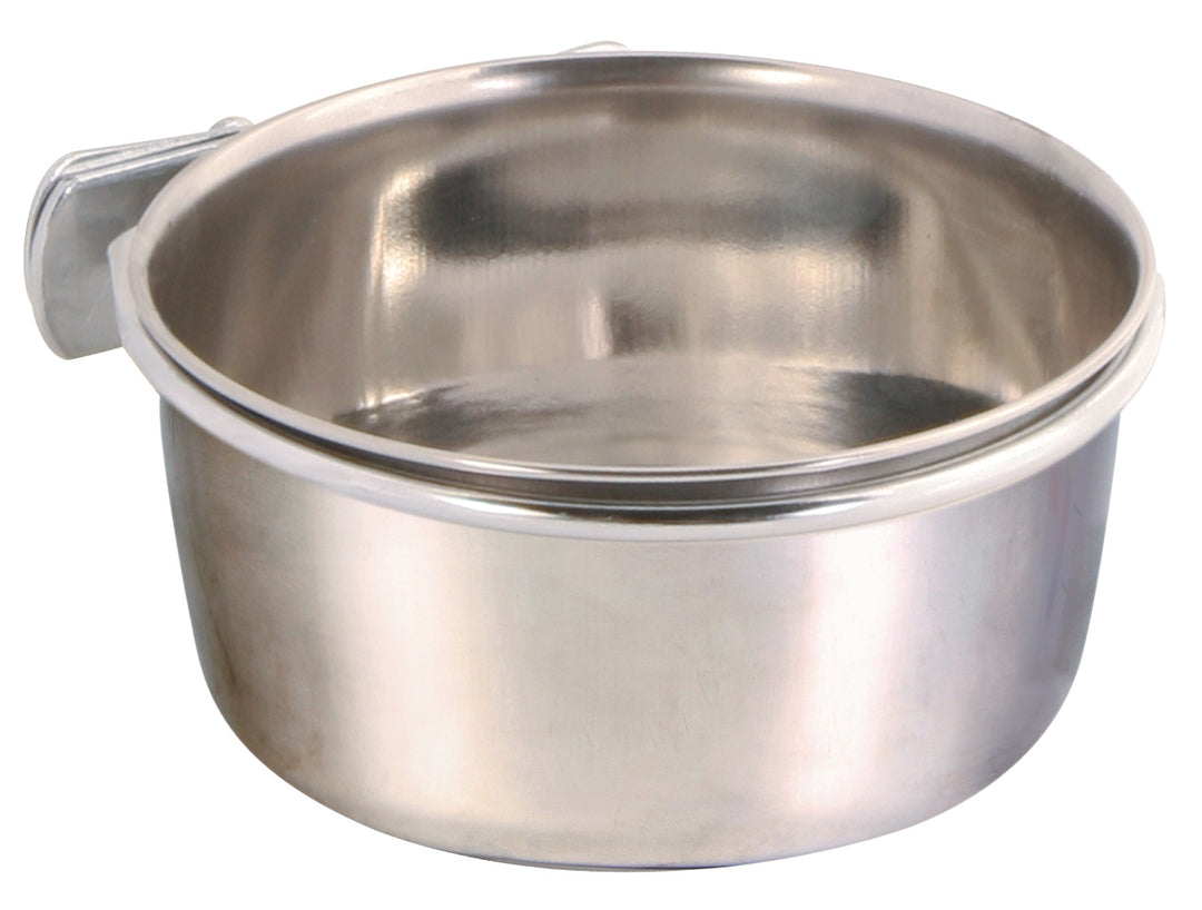 Bowl with Holder, Stainless Steel